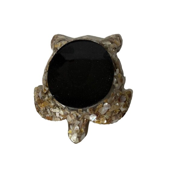 Epoxy Resin Turtle Jewelry Or Trinket Holder With Shells And  Bloom In Center - Picture 4 of 14